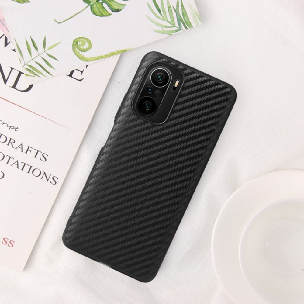 Hoesje voor Xiaomi Mi 11i 5G / Poco F3 Koolstofvezel