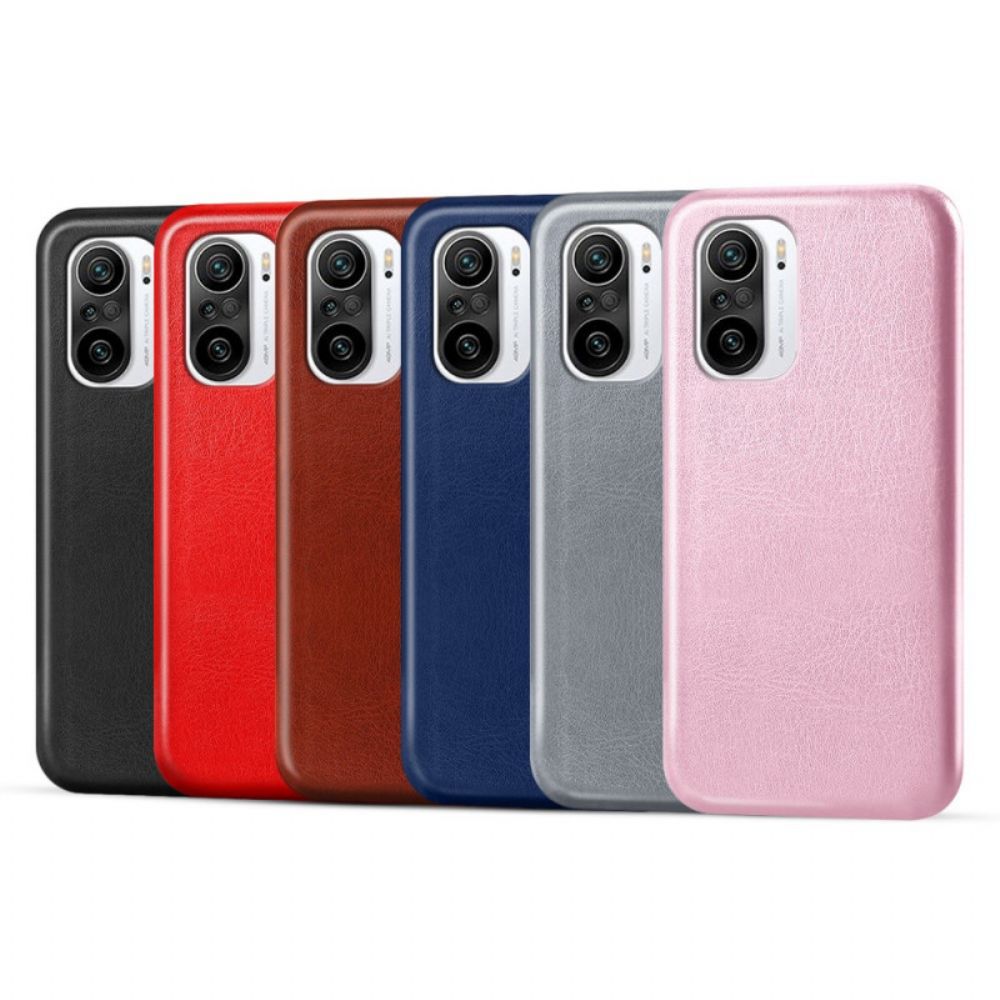 Hoesje voor Xiaomi Mi 11i 5G / Poco F3 Ksq Leereffect