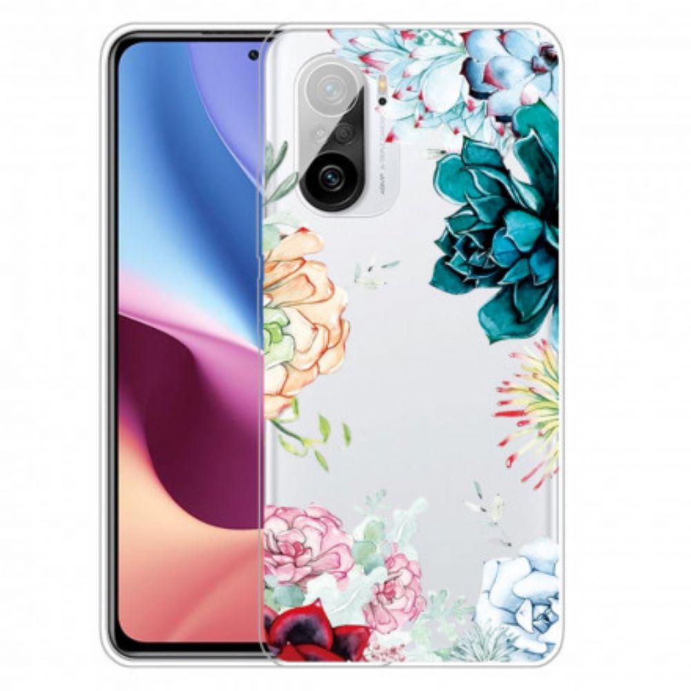 Hoesje voor Xiaomi Mi 11i 5G / Poco F3 Naadloze Aquarelbloemen