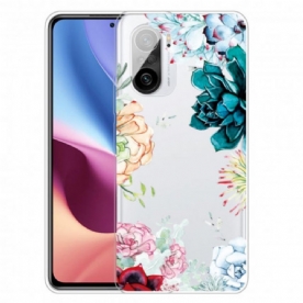 Hoesje voor Xiaomi Mi 11i 5G / Poco F3 Naadloze Aquarelbloemen