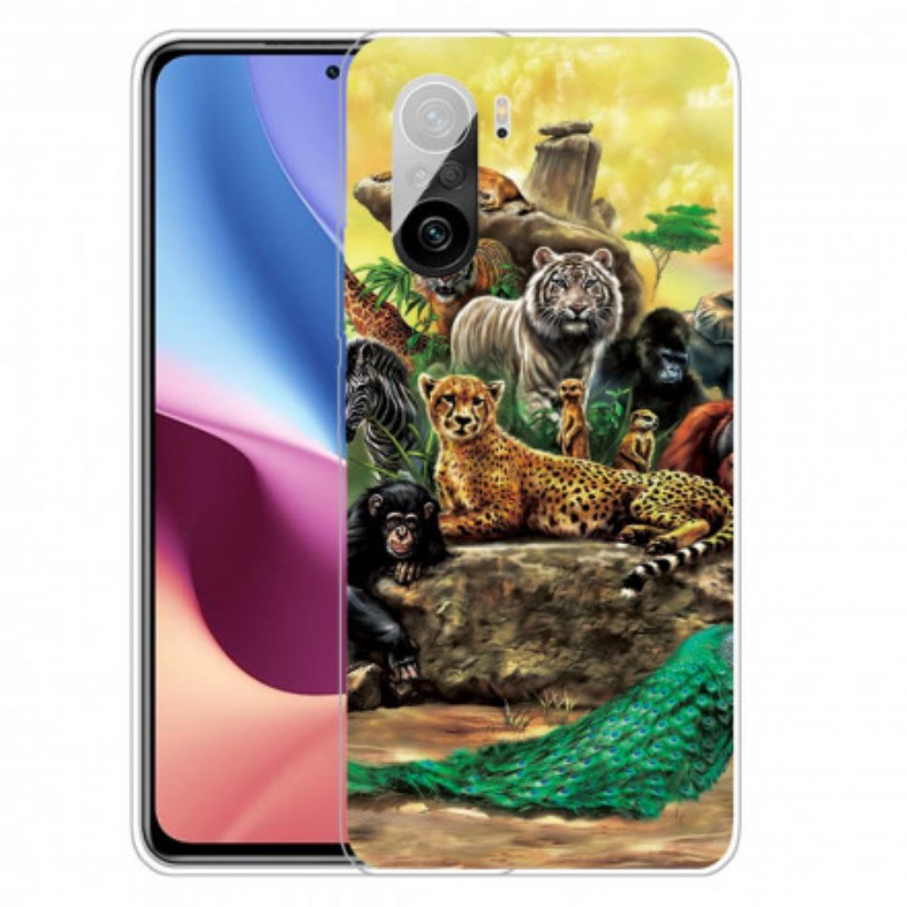 Hoesje voor Xiaomi Mi 11i 5G / Poco F3 Safaridieren