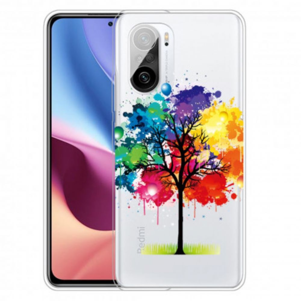 Hoesje voor Xiaomi Mi 11i 5G / Poco F3 Transparante Waterverfboom