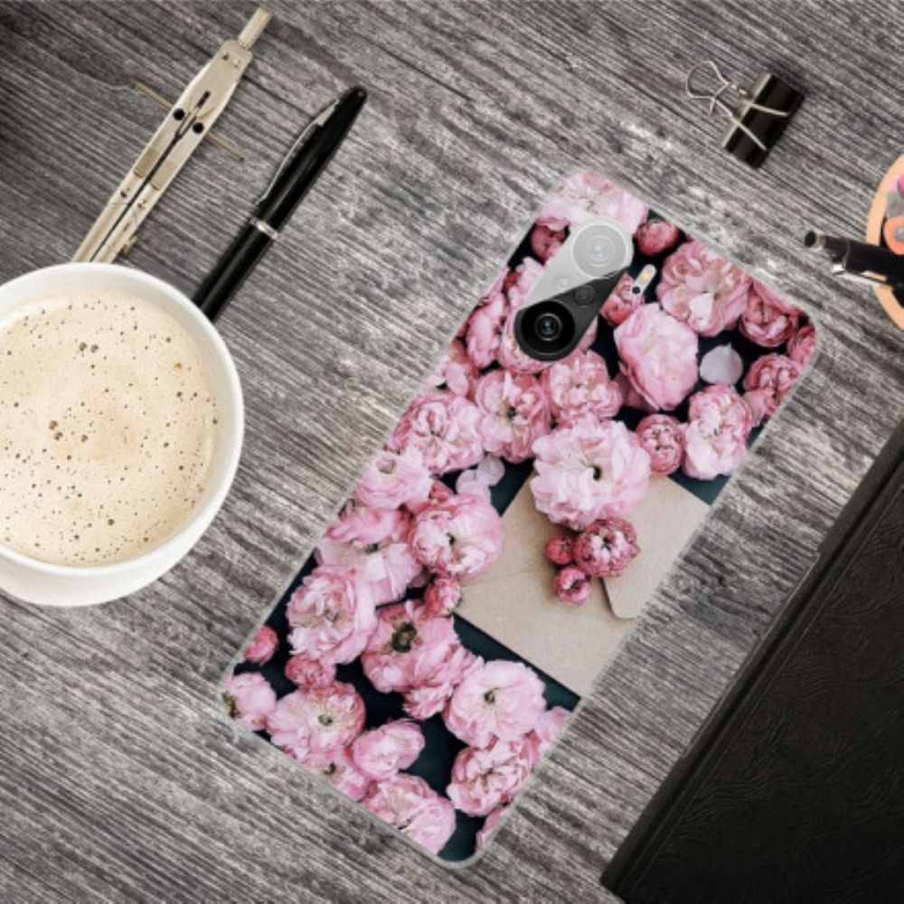 Telefoonhoesje voor Xiaomi Mi 11i 5G / Poco F3 Intense Bloemen