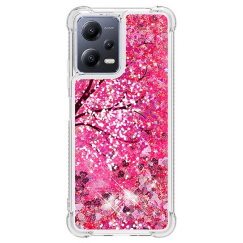 Hoesje voor Poco X5 5G Glitter Boom