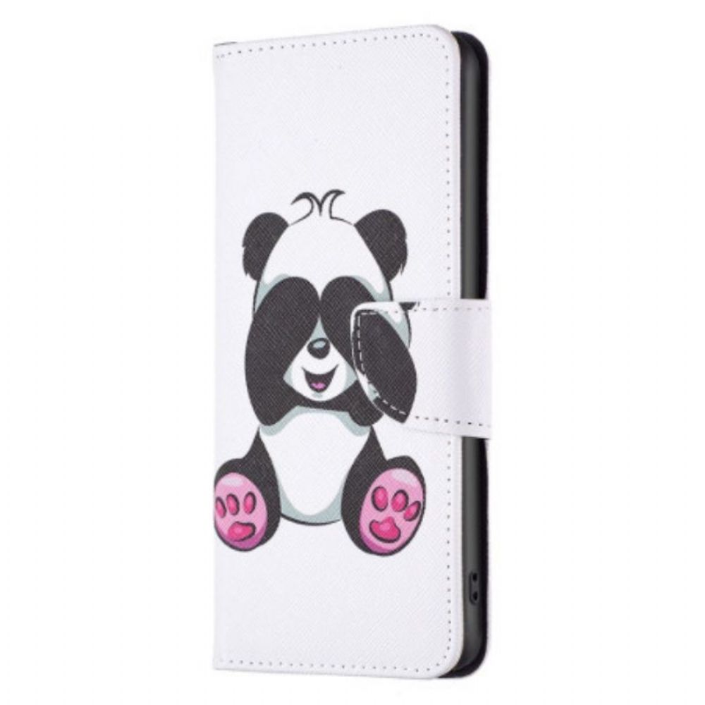 Leren Hoesje voor Poco X5 5G Mijn Panda