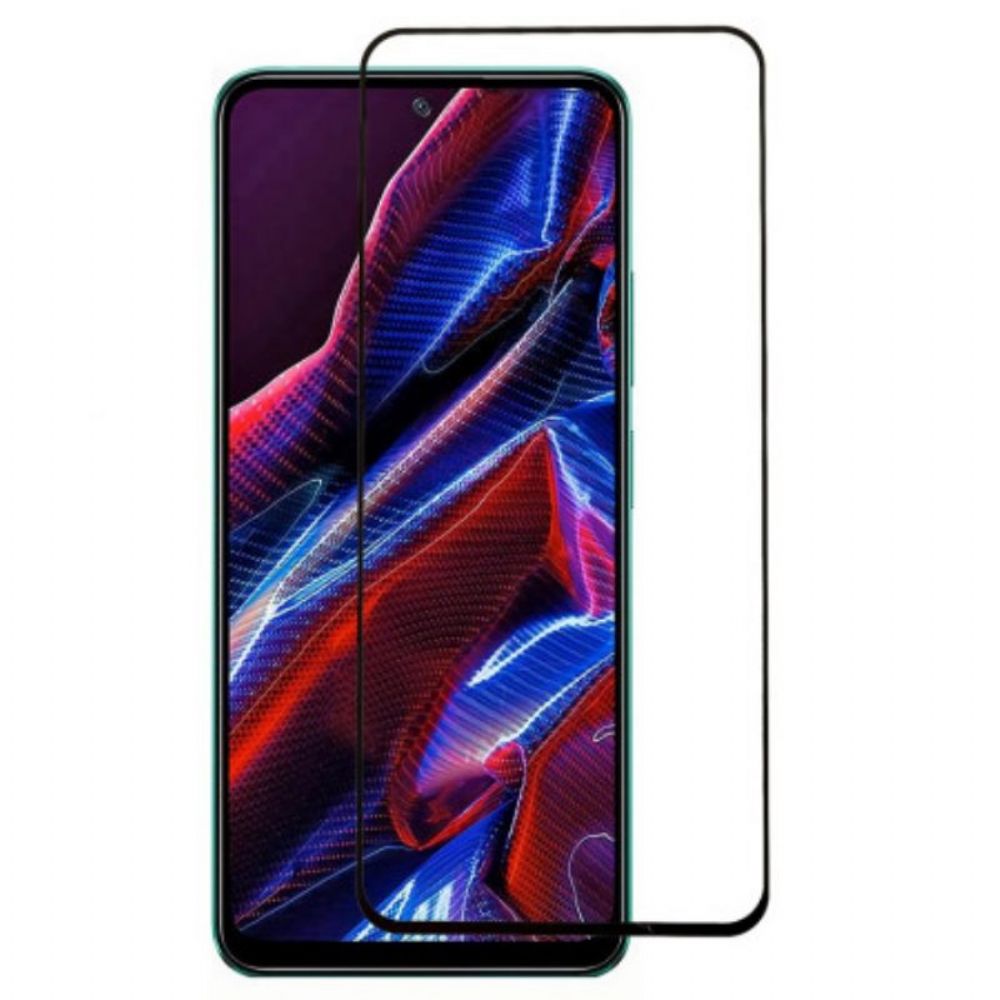 Xiaomi Redmi Note 12/Poco X5 5G Zwarte Rand Schermbeschermer