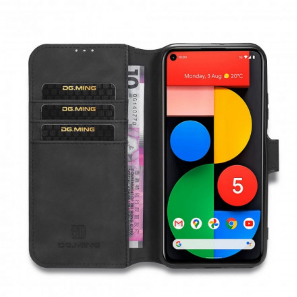 Folio-hoesje voor Google Pixel 4A 5G Dg.ming Retro