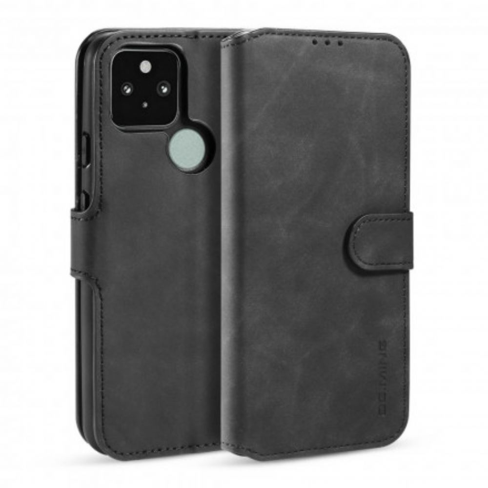 Folio-hoesje voor Google Pixel 4A 5G Dg.ming Retro