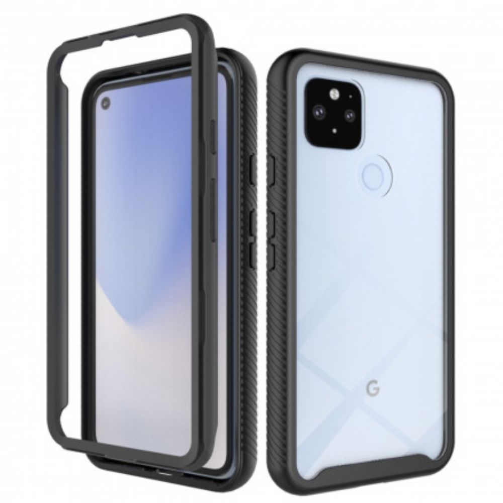 Hoesje voor Google Pixel 4A 5G Hybride Afgeschuinde Randen