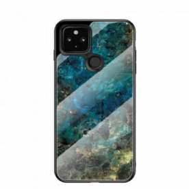 Hoesje voor Google Pixel 4A 5G Premium Kleuren Gehard Glas