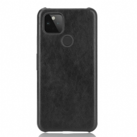 Hoesje voor Google Pixel 4A 5G Prestaties Litchi Leder Effect