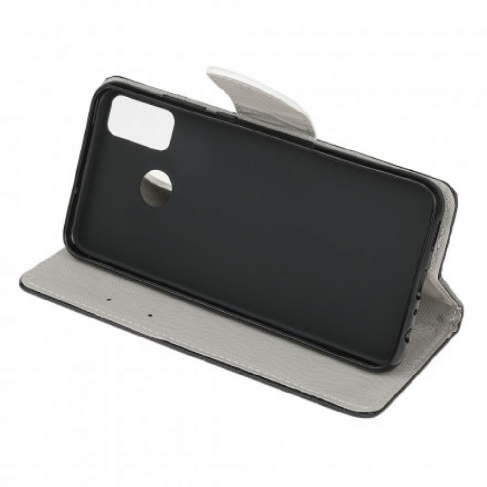 Folio-hoesje voor Moto G10 / G30 Bloeiende Boom