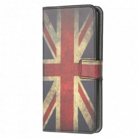 Folio-hoesje voor Moto G10 / G30 Engeland Vlag