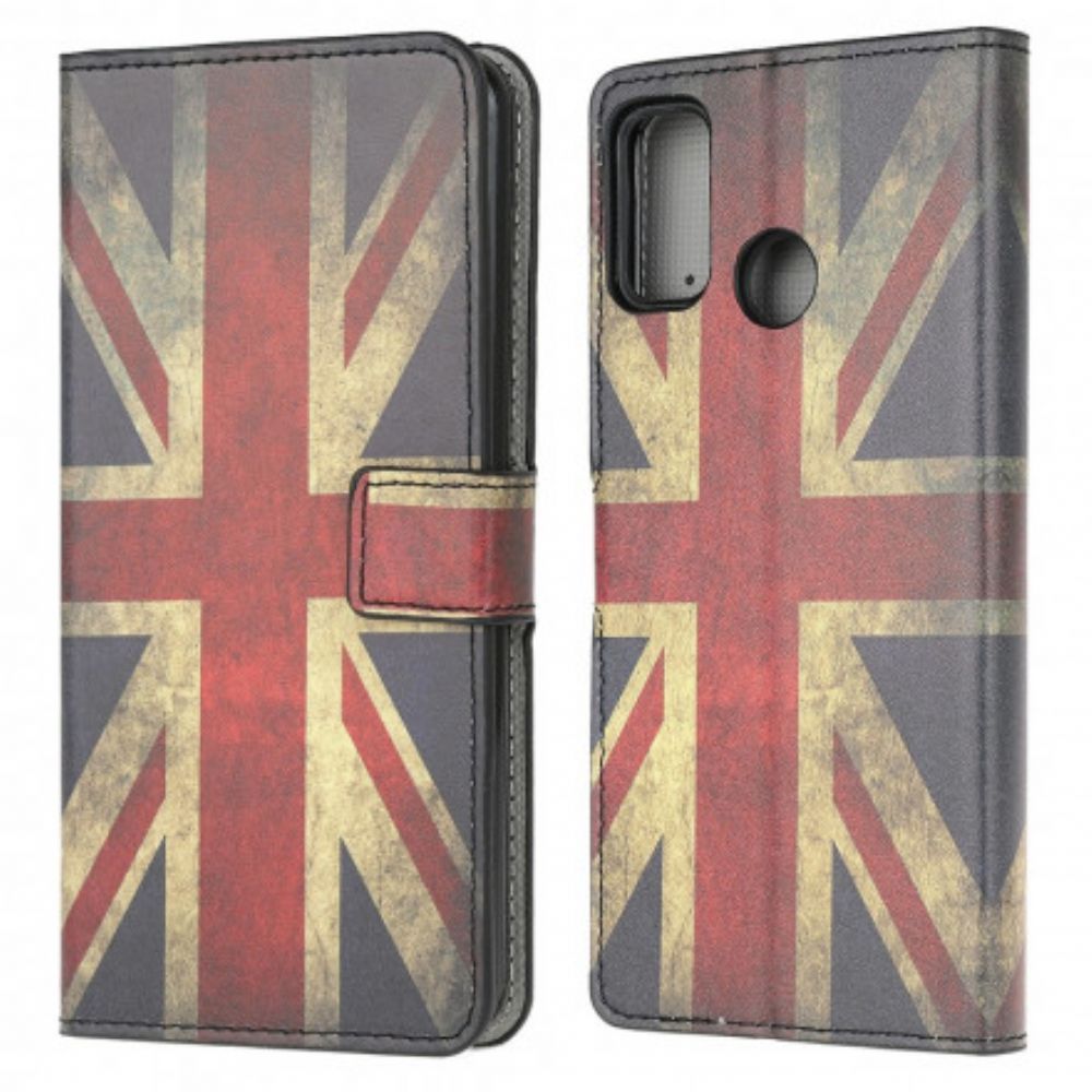 Folio-hoesje voor Moto G10 / G30 Engeland Vlag