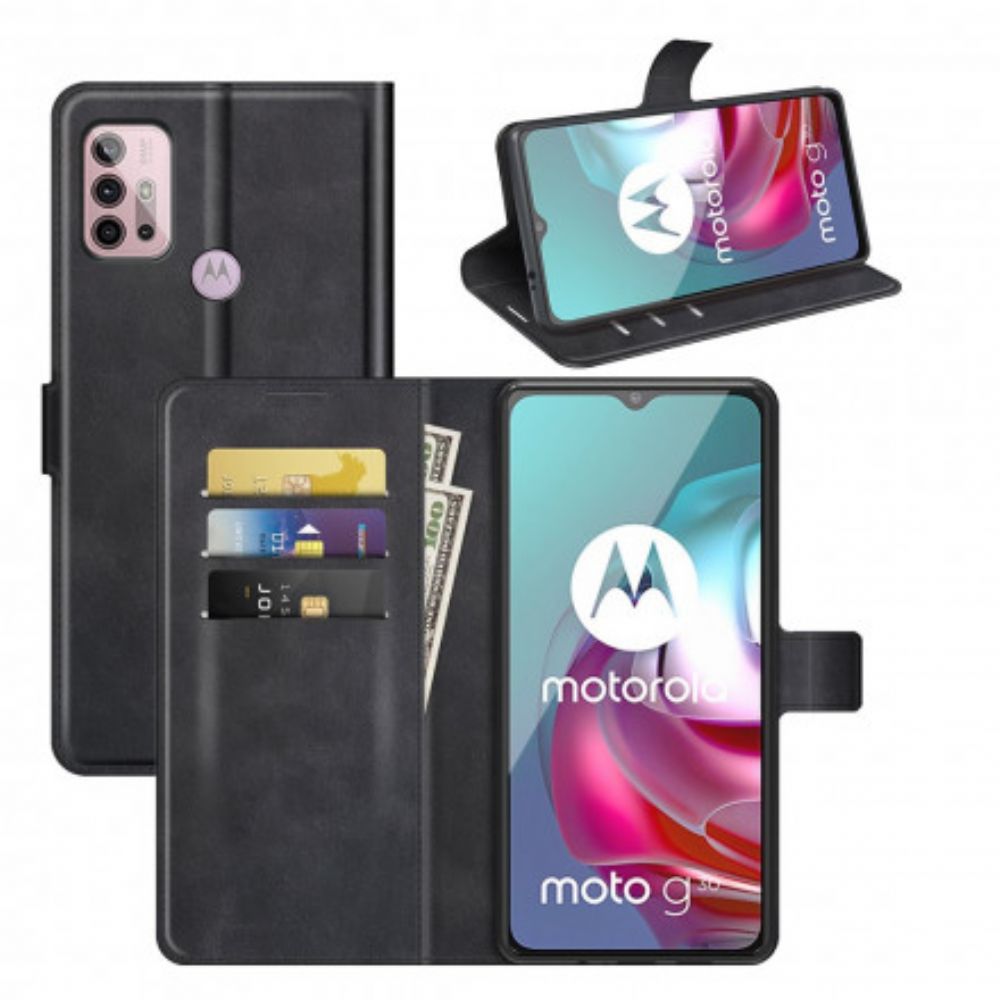 Folio-hoesje voor Moto G10 / G30 Magnetische Sluiting