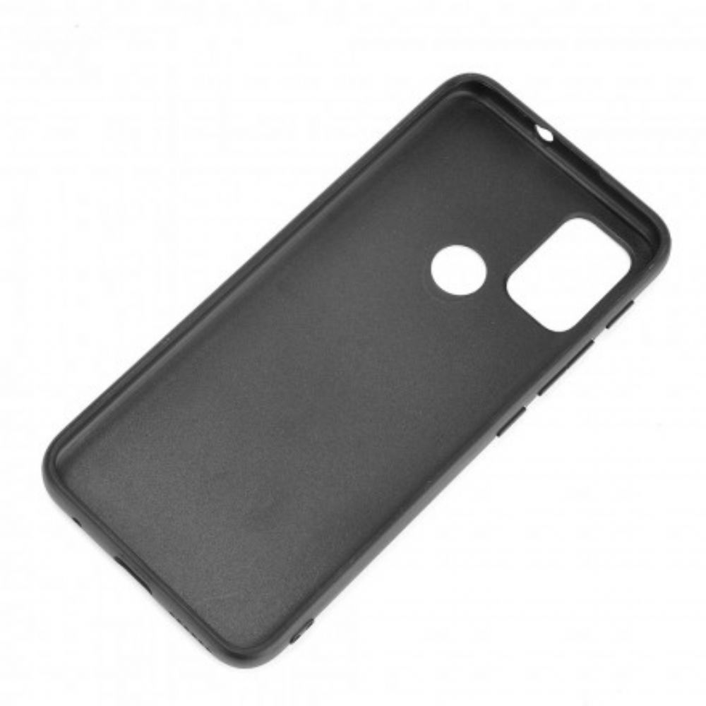 Hoesje voor Moto G10 / G30 Naad Leereffect