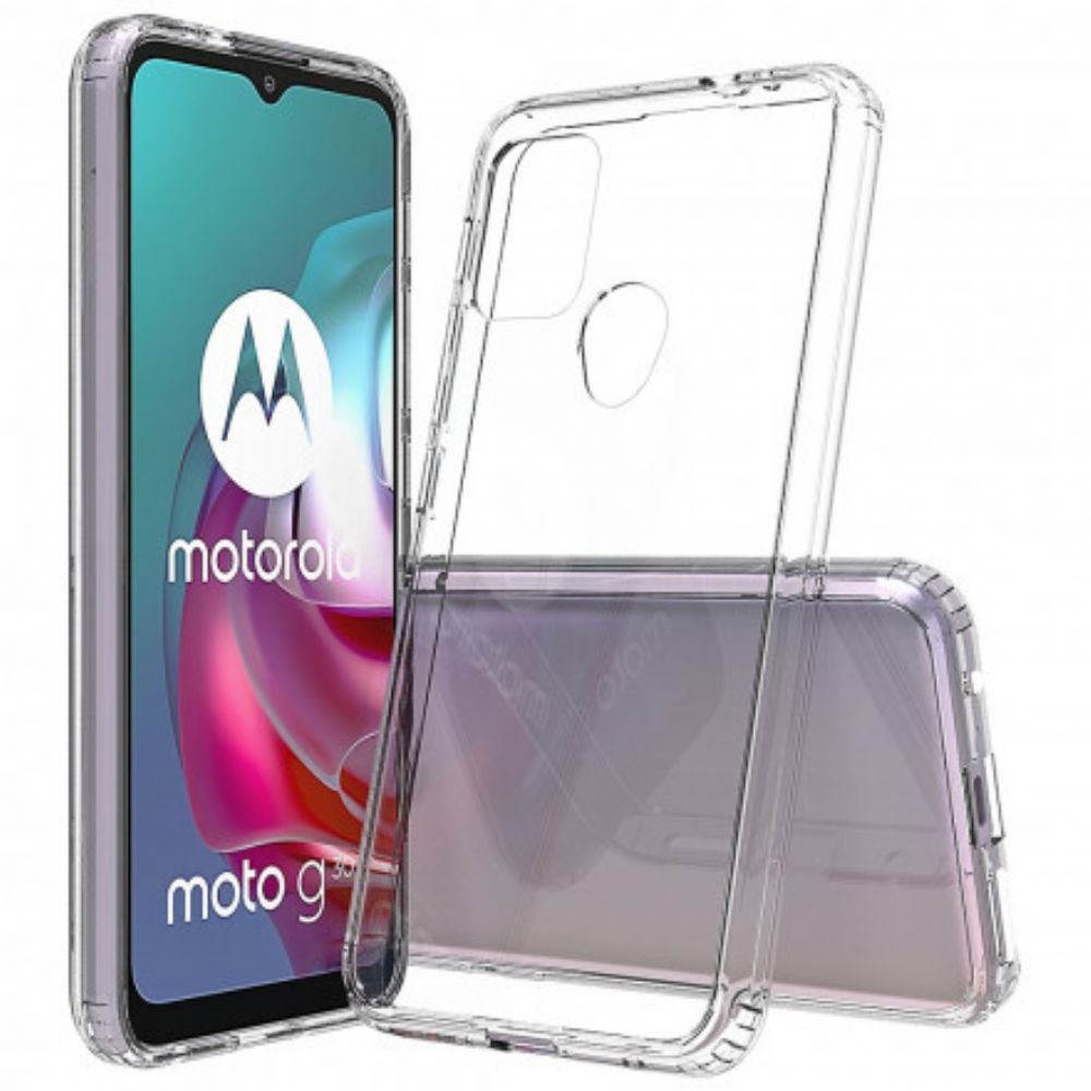 Hoesje voor Moto G10 / G30 Transparante Versterkte Hoeken