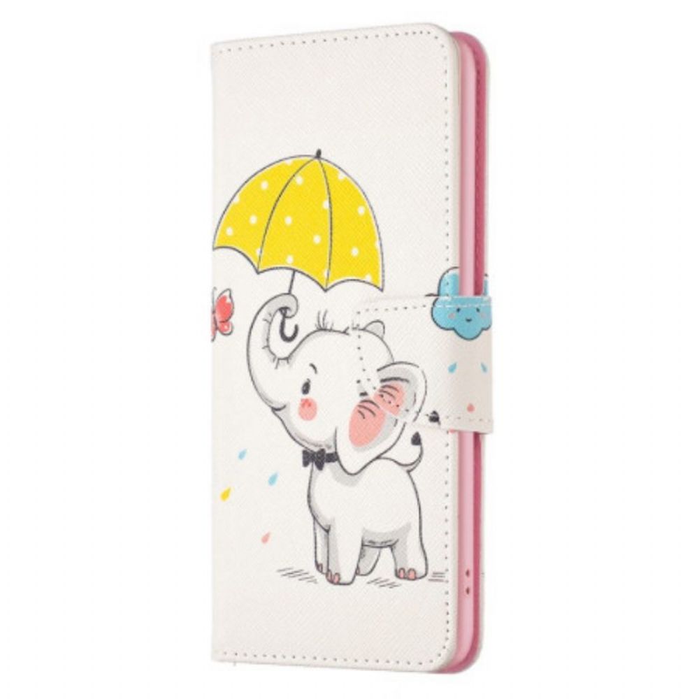 Folio-hoesje voor Xiaomi 13 Lite Baby Olifant