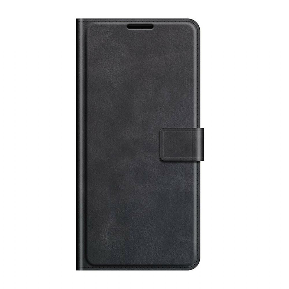 Folio-hoesje voor Oppo Find X3 / X3 Pro Extreem Slank Leereffect