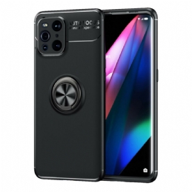 Hoesje voor Oppo Find X3 / X3 Pro Draaiende Ring