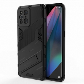 Hoesje voor Oppo Find X3 / X3 Pro Handsfree Twee Standen Verwijderbare Standaard