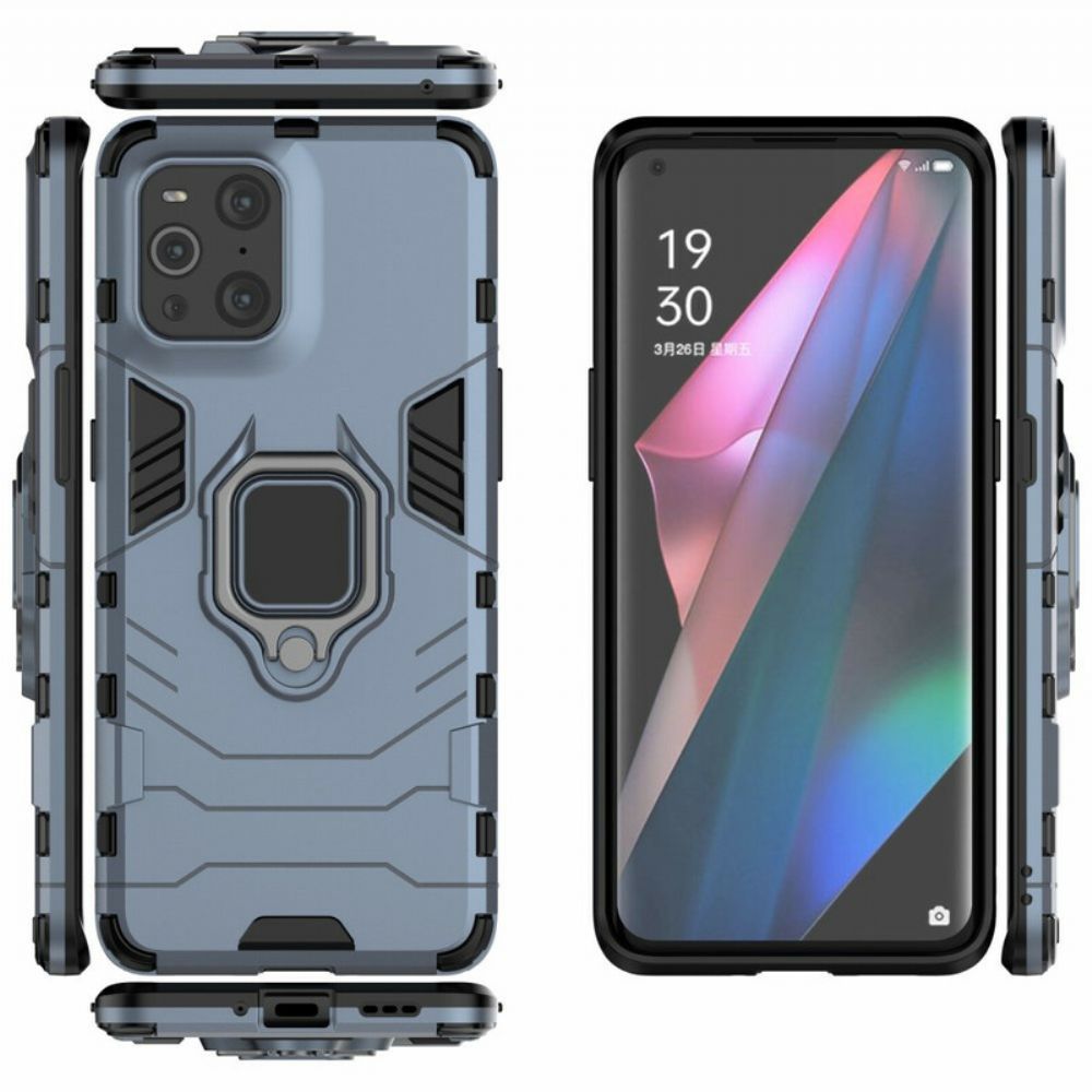 Hoesje voor Oppo Find X3 / X3 Pro Resistente Ring