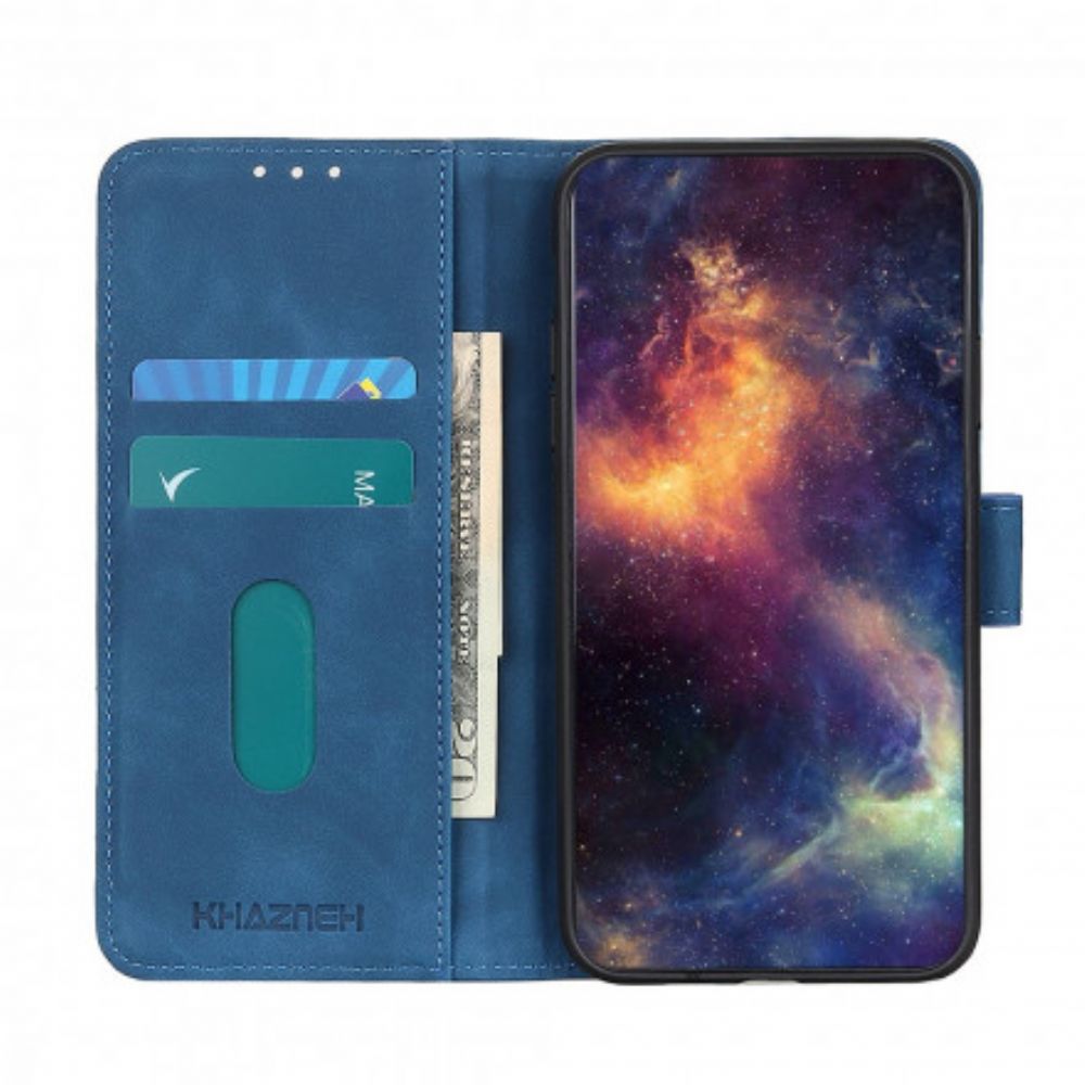 Leren Hoesje voor Oppo Find X3 / X3 Pro Mat Vintage Leereffect Khazneh