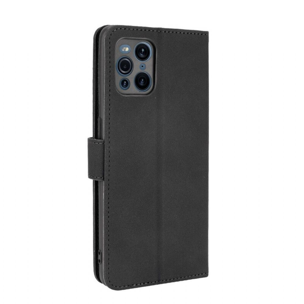 Leren Hoesje voor Oppo Find X3 / X3 Pro Skin-touch