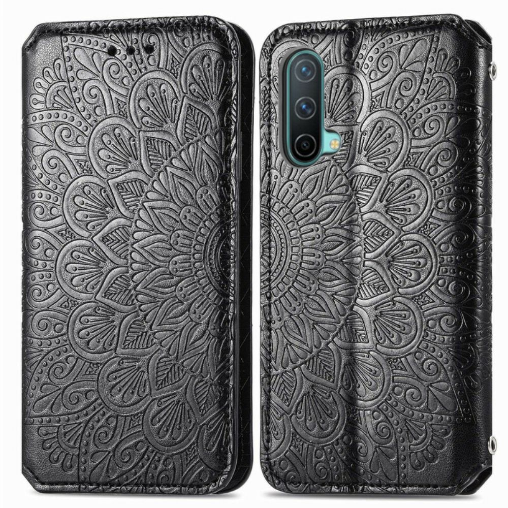 Bescherming Hoesje voor OnePlus Nord 2 5G Folio-hoesje Mandala's