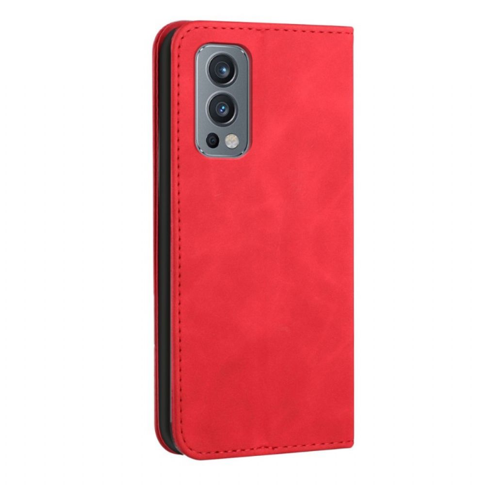 Bescherming Hoesje voor OnePlus Nord 2 5G Folio-hoesje S-design Lederen Stijl