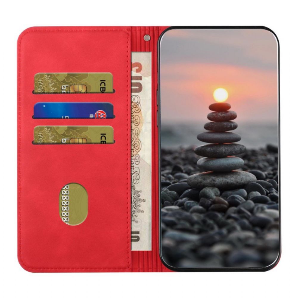 Bescherming Hoesje voor OnePlus Nord 2 5G Folio-hoesje S-design Lederen Stijl