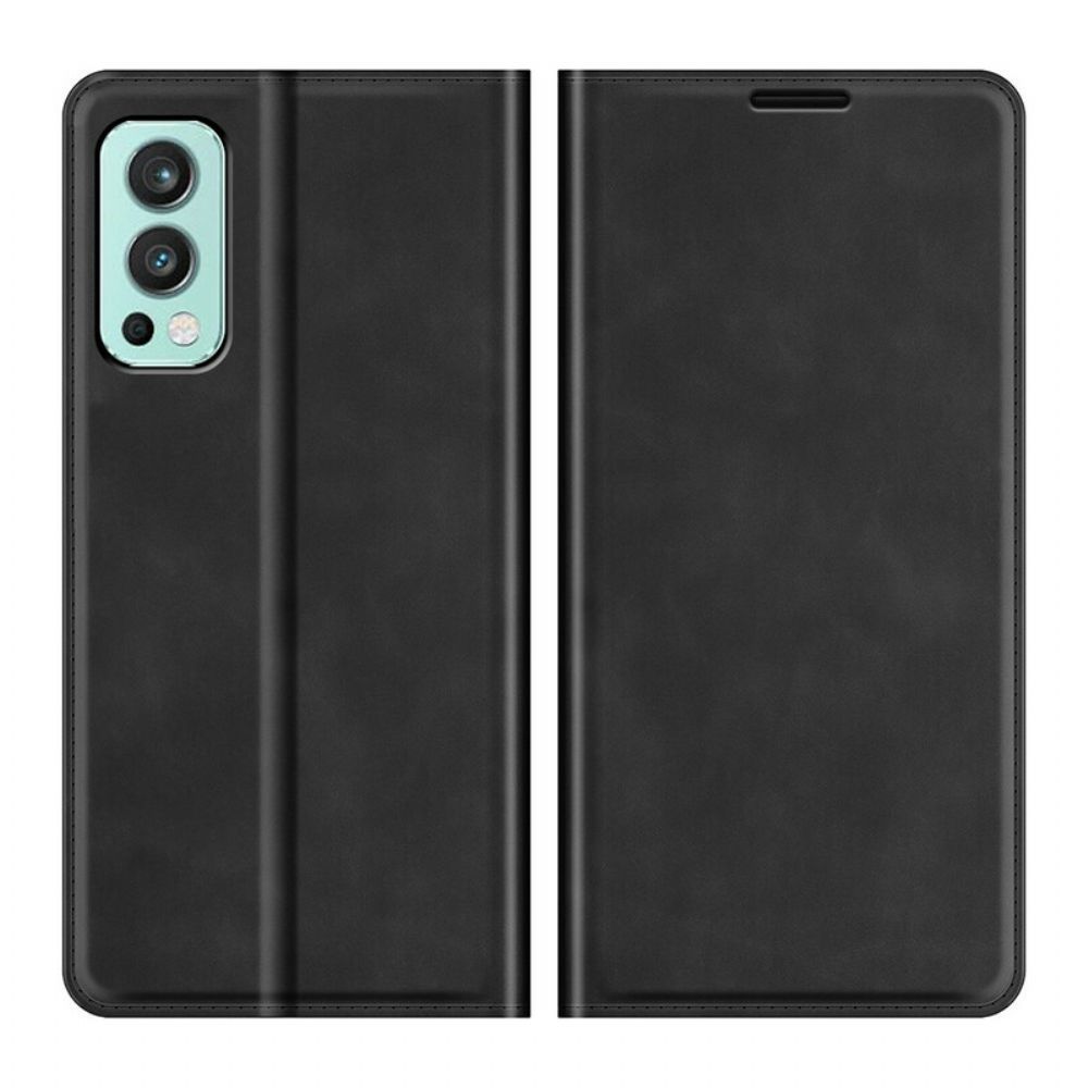 Bescherming Hoesje voor OnePlus Nord 2 5G Folio-hoesje Skin-touch