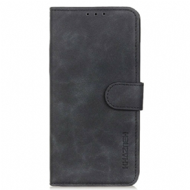 Flip Case voor OnePlus Nord 2 5G Mat Vintage Leereffect Khazneh