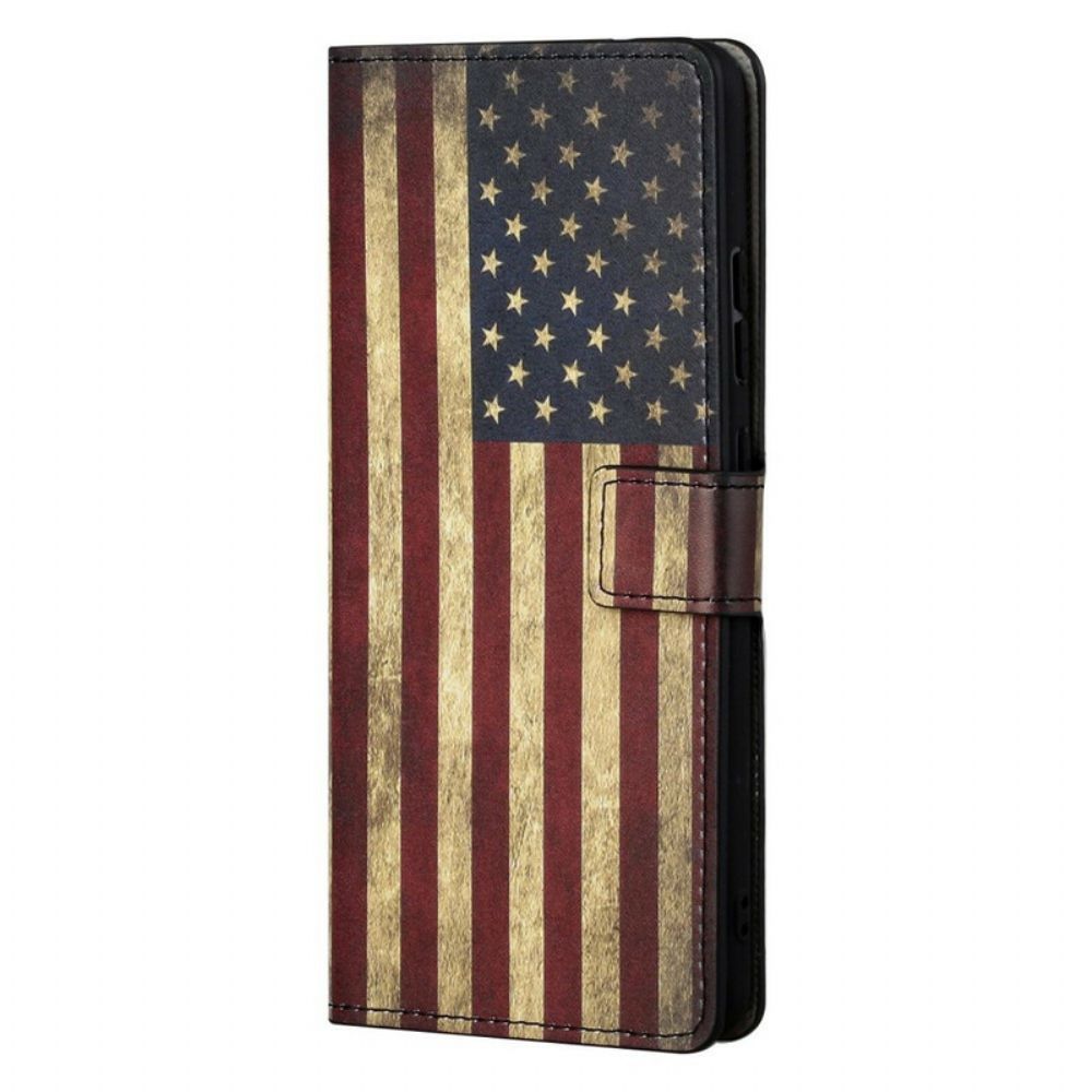 Folio-hoesje voor OnePlus Nord 2 5G Amerikaanse Vlag