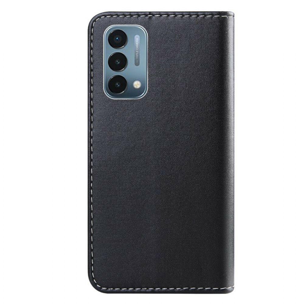 Folio-hoesje voor OnePlus Nord 2 5G Driekleurig Leereffect