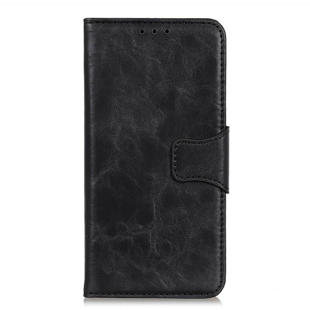 Folio-hoesje voor OnePlus Nord 2 5G Flip Case Getextureerde Magnetische Klep