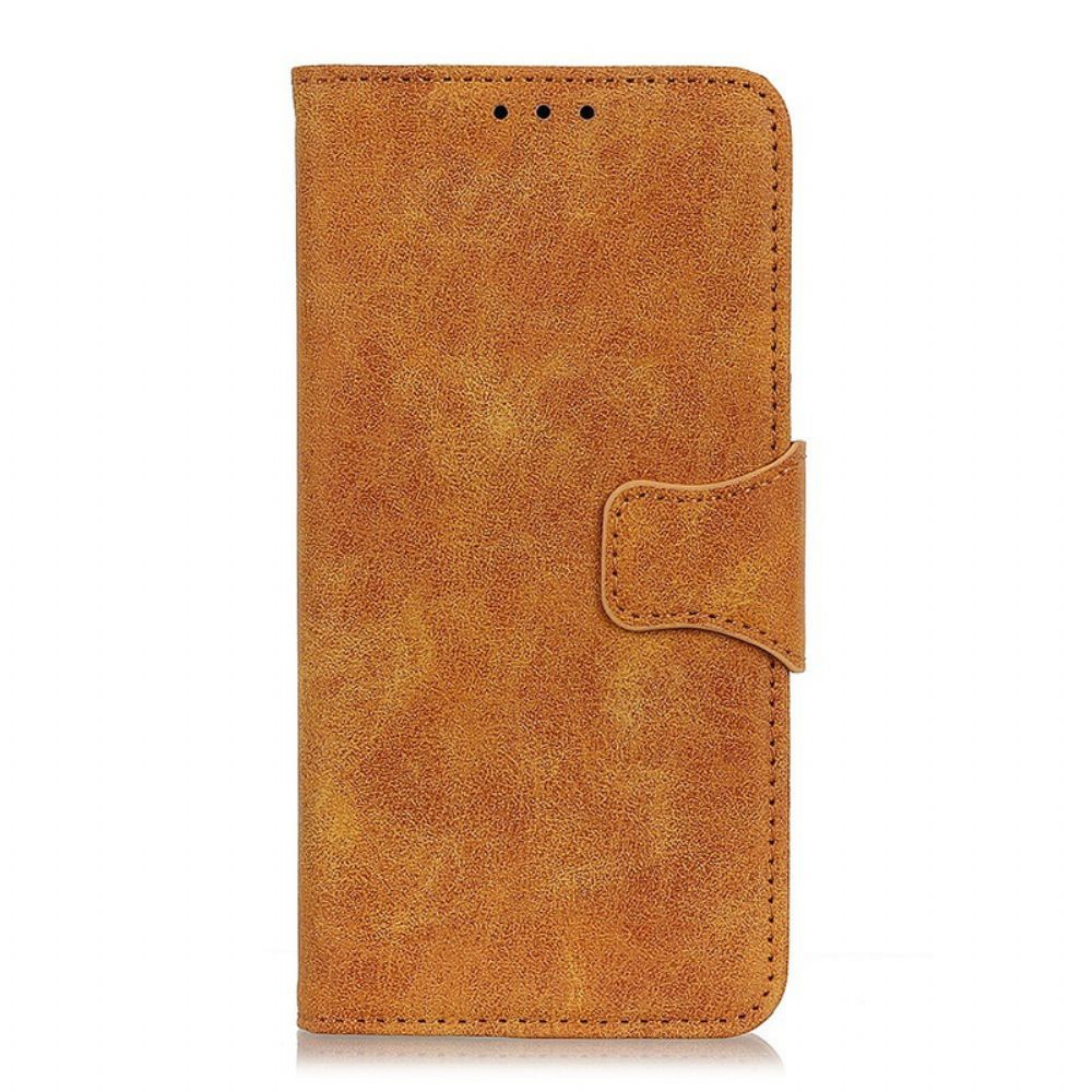 Folio-hoesje voor OnePlus Nord 2 5G Flip Case Vintage Dubbelzijdige Magnetische Klep