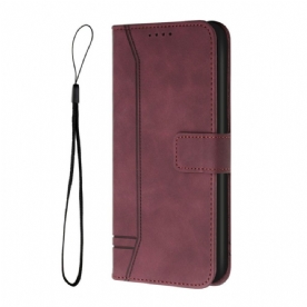 Folio-hoesje voor OnePlus Nord 2 5G Glimlach Met Lanyard