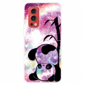 Hoesje voor OnePlus Nord 2 5G Panda En Bamboe