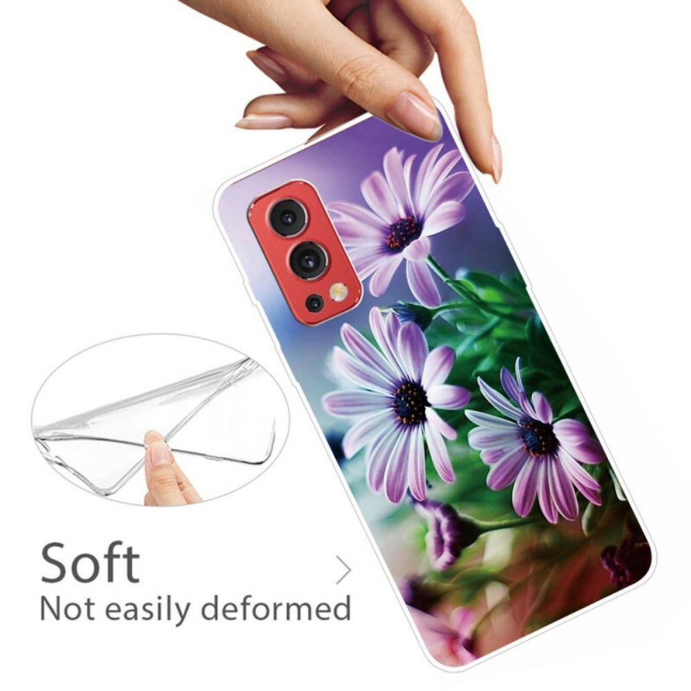 Hoesje voor OnePlus Nord 2 5G Realistische Bloemen