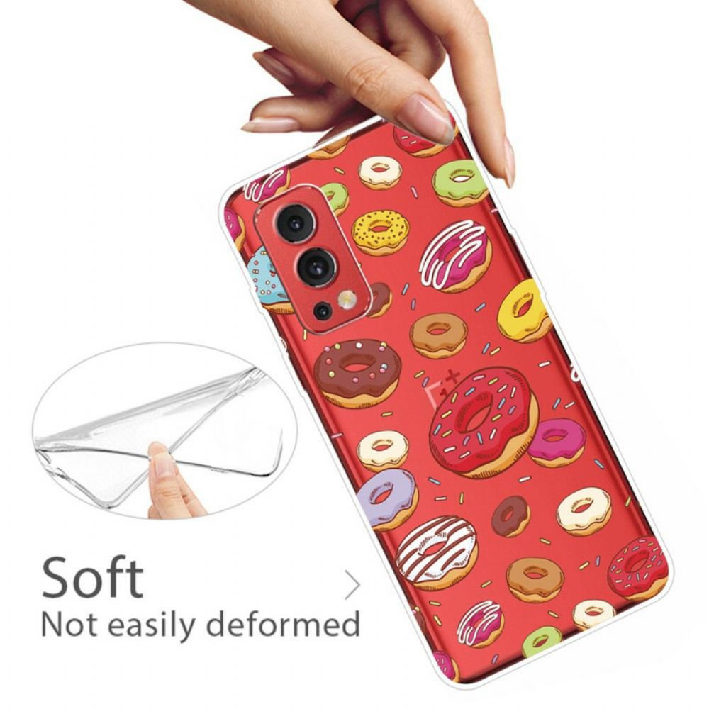 Telefoonhoesje voor OnePlus Nord 2 5G Liefde Donuts