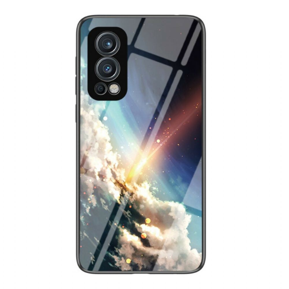 Telefoonhoesje voor OnePlus Nord 2 5G Schoonheid Gehard Glas