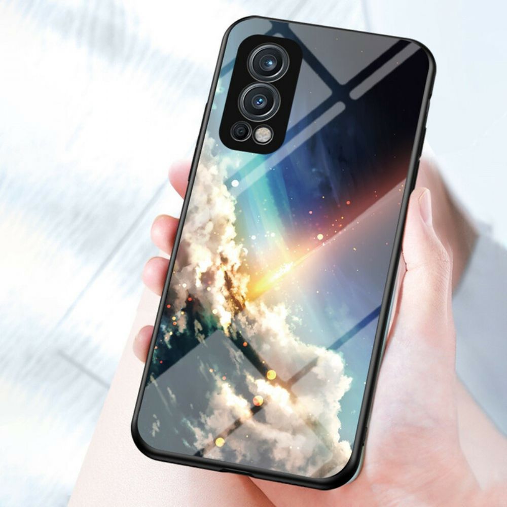 Telefoonhoesje voor OnePlus Nord 2 5G Schoonheid Gehard Glas