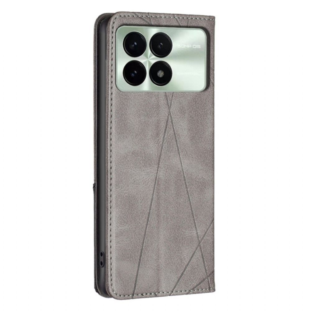 Folio-hoesje Poco X6 Pro 5g Diamanten Bescherming Hoesje