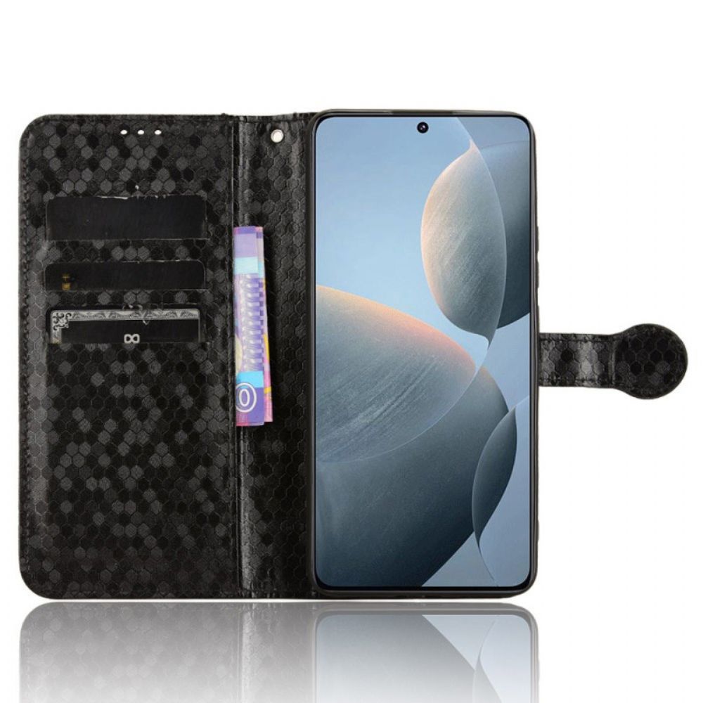 Folio-hoesje Poco X6 Pro 5g Telefoonhoesje Strappunten