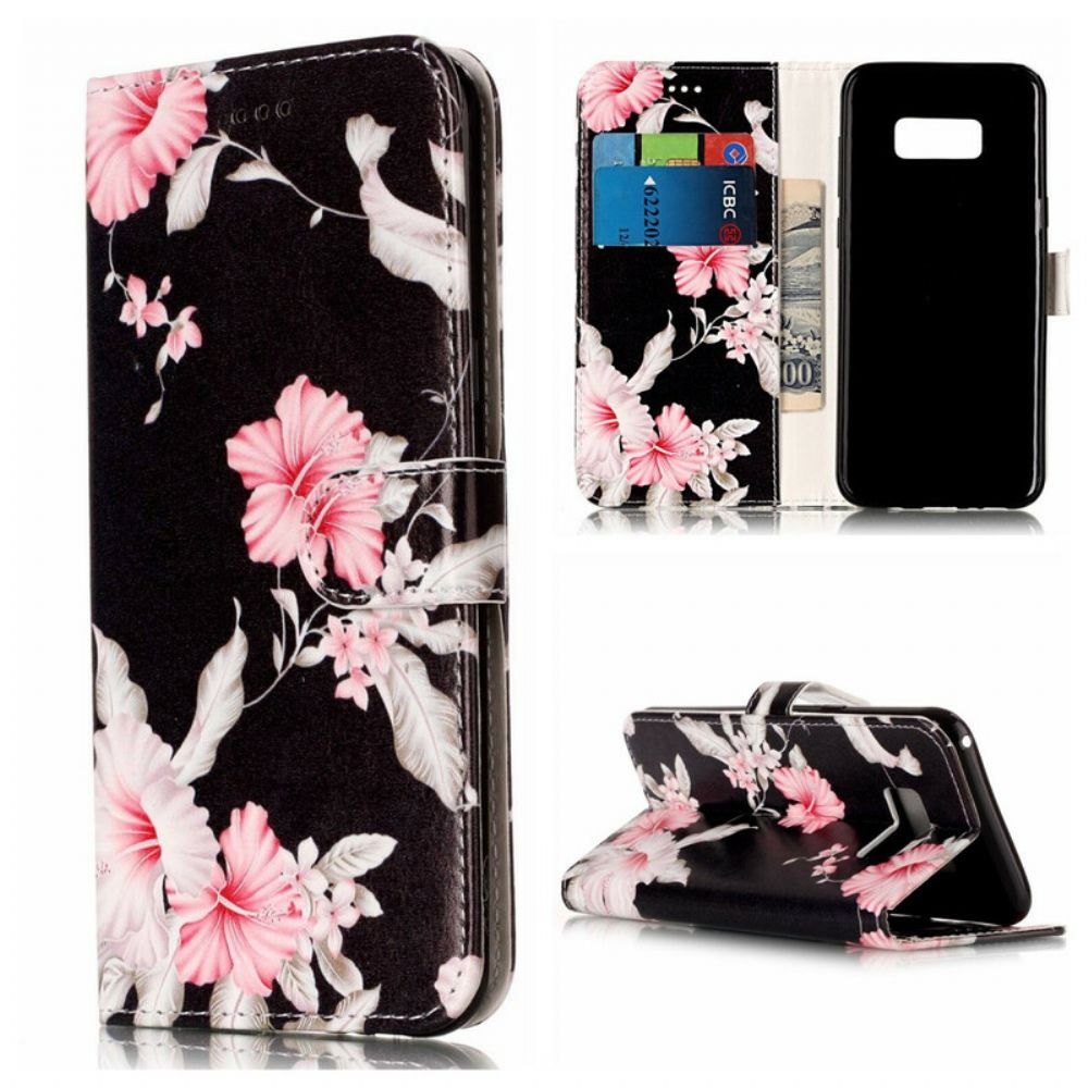 Folio-hoesje voor Samsung Galaxy S8 Extreme Bloemen