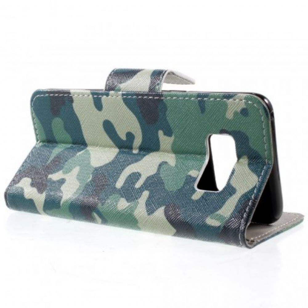 Folio-hoesje voor Samsung Galaxy S8 Militaire Camouflage