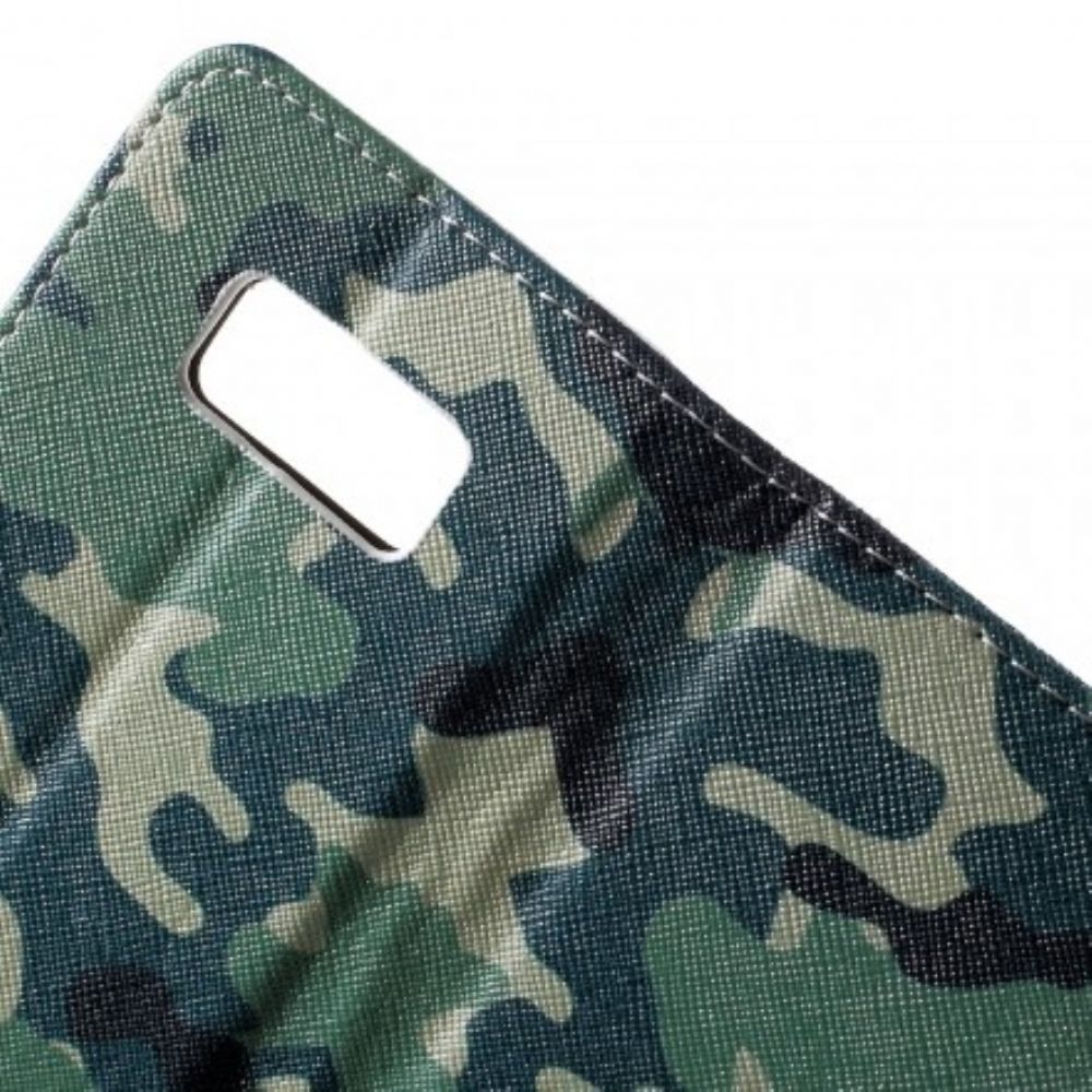 Folio-hoesje voor Samsung Galaxy S8 Militaire Camouflage