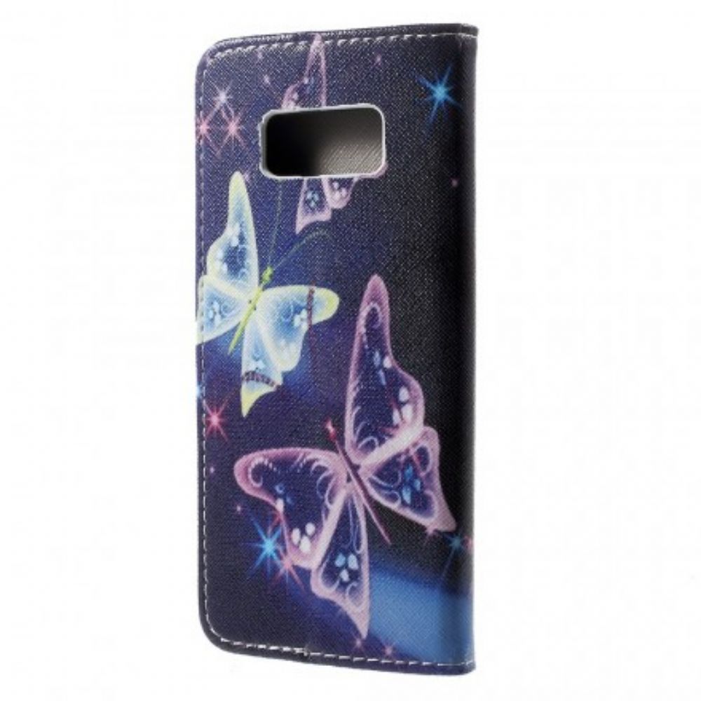 Folio-hoesje voor Samsung Galaxy S8 Vlinders