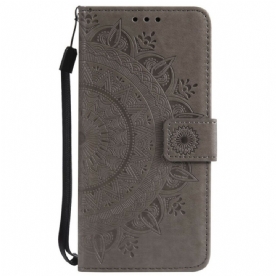 Folio-hoesje voor Samsung Galaxy S8 Zon Mandala